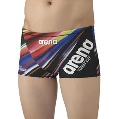 arena(アリーナ) トレーニングスパツツ 水泳水着M 非公認 (as5fwm17m-bkbl)、ブラック/ブルー