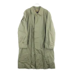 BURBERRYS (バーバリーズ) 90S 裏地 ノヴァチェック ステンカラーコート カーキ