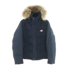 DANTON (ダントン) ファーフーデッド ジップアップダウンジャケット ネイビー 20A-FA-001