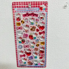 サンリオ サンスター文具  ボンボンドロップシール ハローキティ赤 　S8812098 正規品