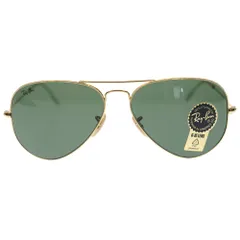 Ray Ban (レイバン) ROUND METAL RB3025 112/85 ティアドロップ サングラス ゴールド