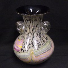 カメイガラス 昭和 レトロ 花瓶 フラワーベース 花器 花入れ 併売