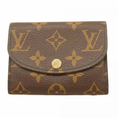★SALE【6ac2515】ルイヴィトン コインケース モノグラム ポルトモネロザリ M41939 ブラウン フューシャ【中古】レディース