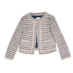 【新品タグ付】組曲 KUMIKYOKU ファンシーツイード ジャケット S3 小さいサイズ フォーマル