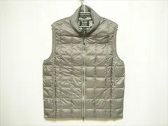 美中古★TAION タイオン ハイネック ダウンベスト ジャケット 2XLサイズ ダブルジップ 大きめ ビッグサイズ