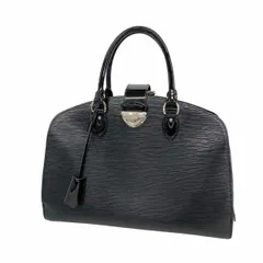 【6ad4645-k】ルイヴィトン ハンドバッグ エピ ポンヌフGM M5904N ノワールエレクトリック【中古】レディース