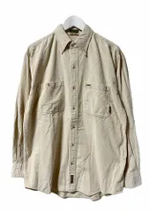 ティンバーランド Timberland 長袖 コーデュロイシャツ ボタンダウン M アイボリー系 トップス