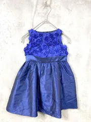 CATHERINE COTTAGE キャサリンコテージ バラモチーフ フォーマル ワンピース size100/紺 ■■レディース