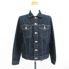 スタディオクリップ Studio Clip ジージャン Gジャン ジャケット デニム 長袖 ストレッチ M インディゴ ※EKM