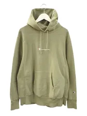チャンピオン CHAMPION 青単色タグ 復刻 リバースウィーブ フーディ XL カーキグリーン系 長袖 プルオーバー パーカー トップス