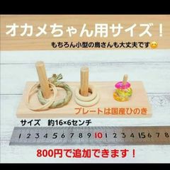 ⭐25 黄昏様追加分 輪投げセット オカメちゃんサイズ！ バードトイ