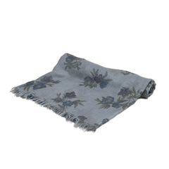 AGNONA(アニオナ) ストール(ショール)美品 - ライトブルー×パープル