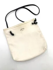 ORCIVAL オーシバル キャンバス レザーストラップ ショルダー バッグ 白 ■■レディース
