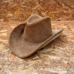 カナダ製 スエード テンガロンハット ブラウン 革製 レザー 帽子 カウボーイ ヴィンテージ ビンテージ VINTAGE ユーズド USED 古着 MADE IN CANADA