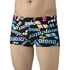 arena(アリーナ) トレーニングスパツツ 水泳水着M 非公認 (as5fwm19m-bkbl)、ブラック/ブルー