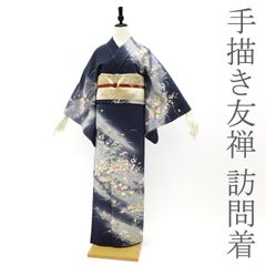 8189❫ ❀夏❀ 絽 訪問着(正絹) しつけ付 - メルカリ