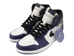 ナイキ NIKE AIR JORDAN 1 RETRO HIGH OG COURT PURPLE 555088 500 エア ジョーダン 1 レトロ ハイ OG コートパープル 28cm スニーカー シューズ 靴