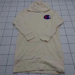 ◇ Θ チャンピオン Champion キッズパーカー ワンピース アイボリー 160cm 子供用 E  【1512220029642】