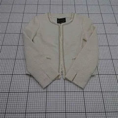 ◇ Θ エニィファム anyFAM ノーカラージャケット アイボリー系 レディース 1サイズ E  【1512220029543】