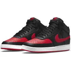 [ナイキ] コート ビジョン ミッド COURT VISION MID ブラック/ユニバーシティレッド DM8682-001 30.0cm ナイキジャパン正規品 [ブラック/ユニバーシティレッド] [30.0 cm]