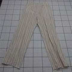 ◇ ⊂ スピックアンドスパン Spick & Span ストライプパンツ ベージュ系 レディース 34サイズ E  【1512220029680】