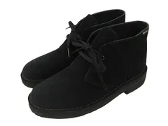 クラークス clarks Desert BT GTX Black Sde 11826 デザートブーツ GORE-TEX ゴアテックス UK 7 1/2 黒 ブラック スウェード レザーシューズ 靴
