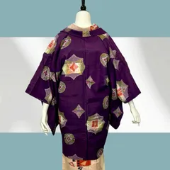 羽織　アンティーク羽織　銘仙　正絹