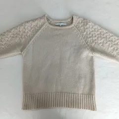【LILASIC リラシク】ニットセーター　ベージュ　Mサイズ