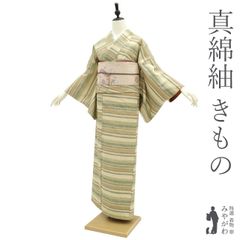 未使用品】本場白大島紬 単衣 丸宮織物 (未使用品) 絽綴れ織り名古屋帯