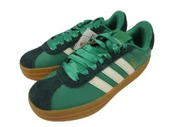 アディダス adidas VL COURT BOLD VL コート ボールド JQ5627 スニーカー 23.5cm グリーン シューズ 靴