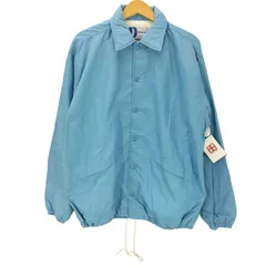 ダンブルック Dunbrooke 80-90S USA製 Pla-Jac 無地 ナイロン コーチ ジャケット ビックサイズ 裾ドローコード メンズ import：L 