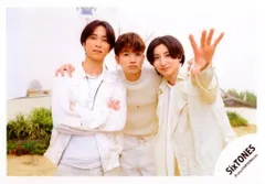 SixTONES GONG/ここに帰ってきて 田中樹/髙地優吾/京本大我 公式写真 *1枚