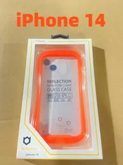 新品 iFace アイフェイス iphone14 クリアオレンジ ケース スマホケース