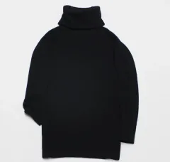 セオリー レディース 85 カシミア タートルネック 厚手 ニット ツーポケット/R03