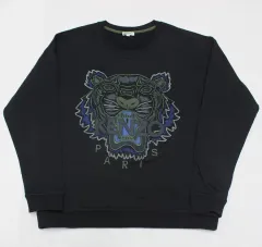 KENZO レディース 55 適当 刺繍 タイガー スウェット Tシャツ 良し/C06