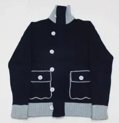 アルマーニ エクスチェンジ メンズ L ウール ジップアップ ニット カーディガン ジャケット/R05