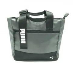 【超美品】プーマ カートバッグ グレー×黒 内側ポケット保冷 ゴルフ PUMA