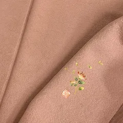 色無地 作家物 一つ紋 上品な地紋 正絹 着物 MK-3447