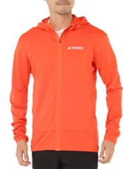 アディダス(adidas) ライトフリース フード付きジャケット テレックス XPERIOR メンズ セミインパクトオレンジ MKW66-IQ3720