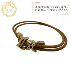 LOUIS VUITTON ルイヴィトン M8530Z LVブルームブレスレット LVロゴ 