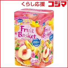 【 新品 未開封 】 丸富製紙 フルーツバスケット12RW消臭inピーチ 未使用 送料無料