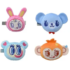 ナルミヤキャラクターズ　マスコット付ヘアクリップ　前髪クリップ　全種コンプリート　ぬいぐるみ