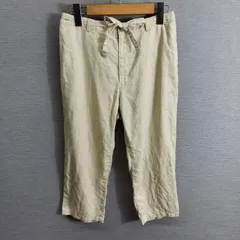 Mademoiselle NON NON マドモアゼルノンノン クロップド丈 パンツ リボン ベルト 80s VINTAGE ベージュ系 A677のサムネイル