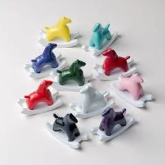 新品未使用 マルチカラー陶磁器製急須 テーブル・小茶室用アイテム