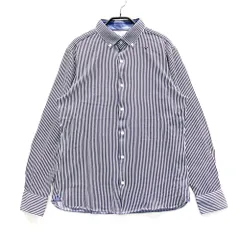 サイズ：L CALLAWAY キャロウェイ レッドレーベル 長袖シャツ ボタンダウン  ネイビー系 [240101571987] ゴルフウェア メンズ ストスト