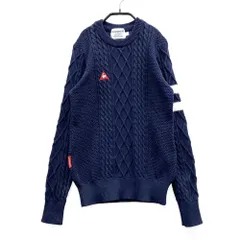 サイズ：M LE COQ GOLF ルコックゴルフ  ニットセーター  ネイビー系 [240101596550] ゴルフウェア レディース ストスト