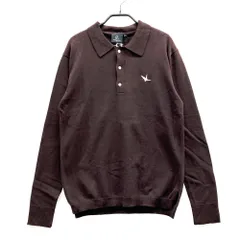 サイズ：4 1PIU1UGUALE3 GOLF GRK034 長袖ポロシャツ  ブラウン系 [240101599254] ゴルフウェア メンズ ストスト