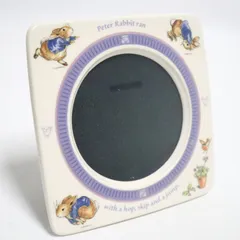 ウェッジウッド ピーターラビット フォトフレーム 英国製 陶器 写真立て 中古