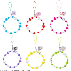 マイメロディ・クロミ　アクリルキーホルダー付ビーズストラップ　キーホルダー　プライズ　サンリオ