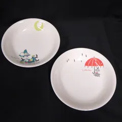 ムーミン お皿 2枚セット リトルミイ スナフキン 併売